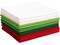 Christmas Fat Quarter Bundle -100% Cotton | Pure Solids | Xmas l Mix Christmas Colors | Quilting & Crafting Soft Fabric | Gift Set